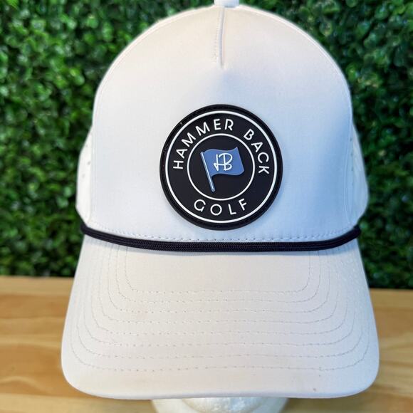 Hammer Back Golf Hat The Ace Golf Hat Adult Adjustable Cap - Picture 1 of 6